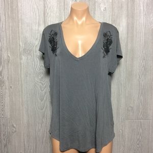 New Gray Aero-T Soft and Sexy Tee Large L